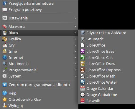 LibreOffice - Xubuntu 11.10