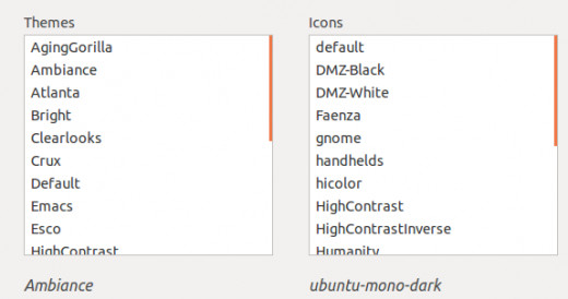 MyUnity – konfiguracja Unity w Ubuntu – Motywy i ikony