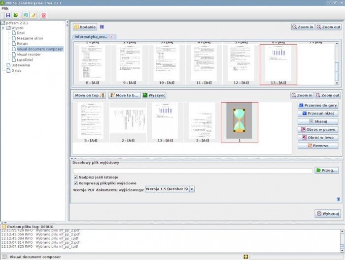 PDF Split and Merge - Visual Document Composer