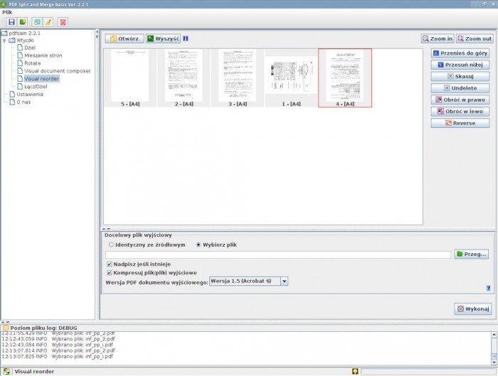 PDF Split and Merge - Visual Reorder