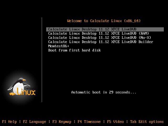 Calculate Linux 11.12