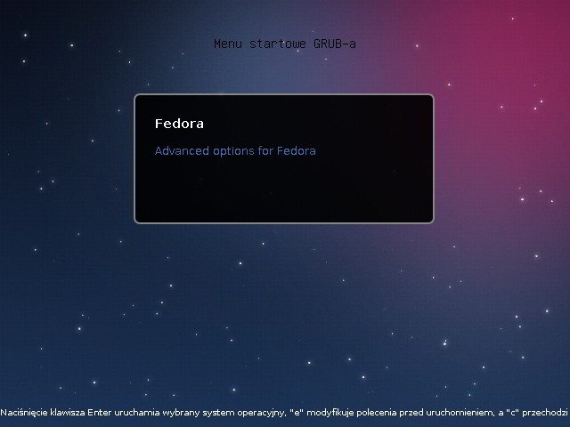 Fedora 18 - GRUB 2.0