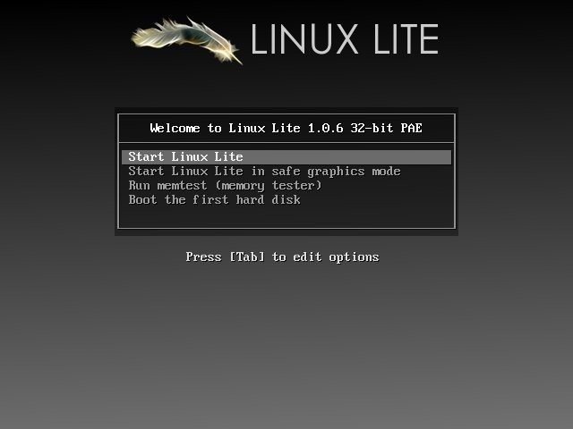 Linux Lite 1.0.6 - obraz Live
