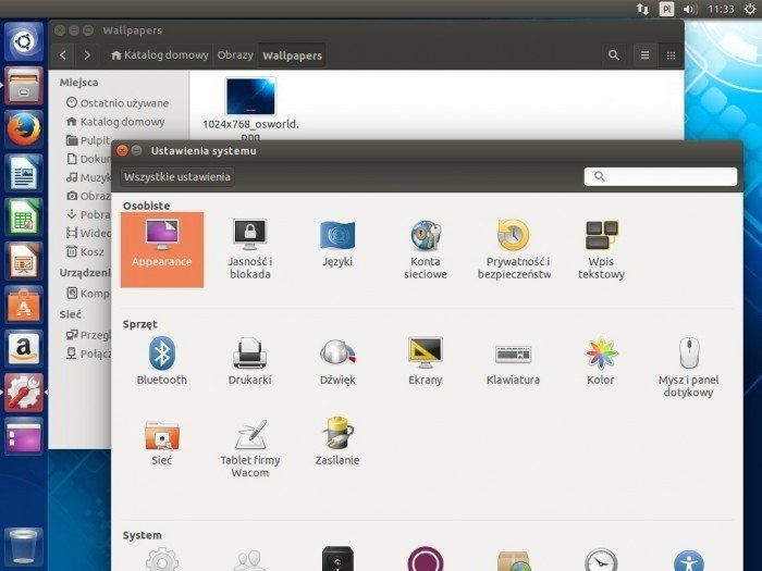 Ubuntu 14.04 LTS - okna bez dekoracji