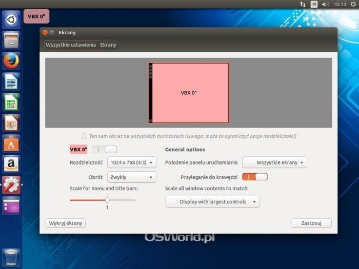 Ubuntu 14.04 LTS - skalowanie interfejsu pod ekrany HiDPI