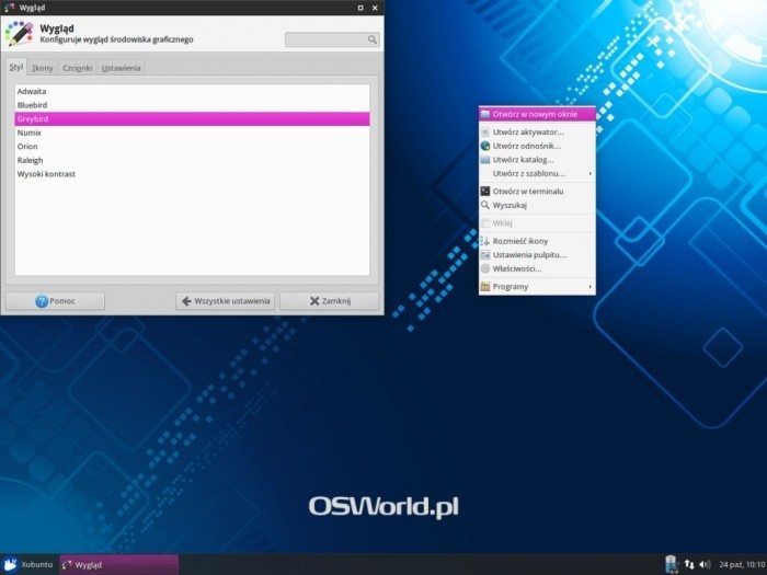 Xubuntu 14.10 - Wygląd 1