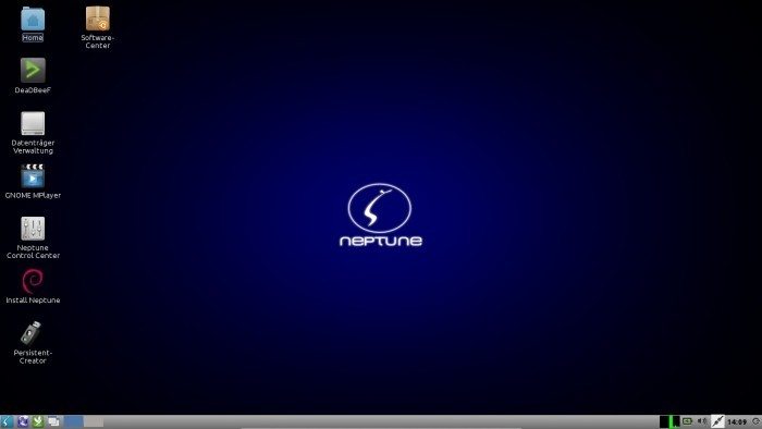 ZevenOS 2.5 Neptune - środowisko graficzne LXDE