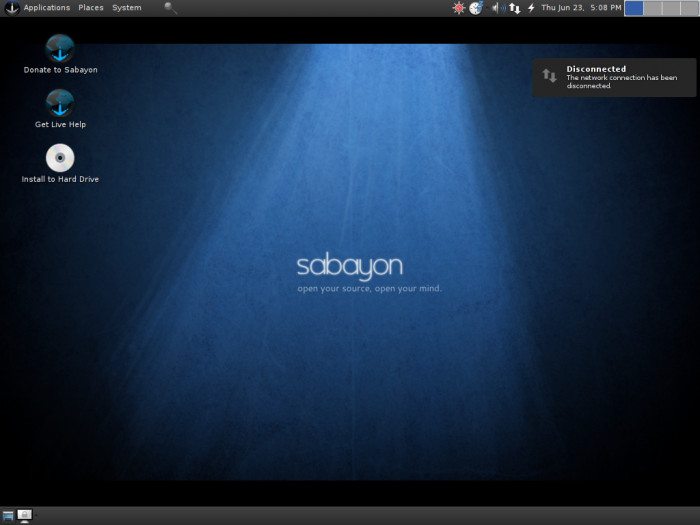 Sabayon Linux 6 GNOME